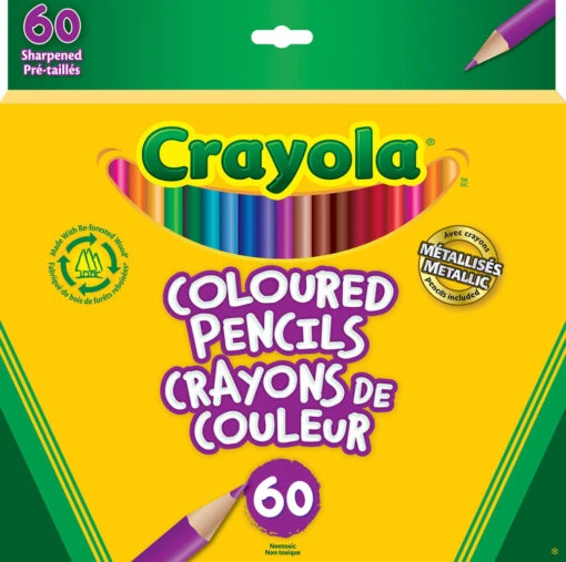 Crayola - 60 Crayons De Couleur -Crayola Soldes 2024 12067 2060